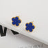 Adjustable Gold-Plated Stainless Steel Plant Flower Bracelet for Women – Trendy Clover Design with Five Leaf Petals, Waterproof & Anti-Allergic Jewelry Gift